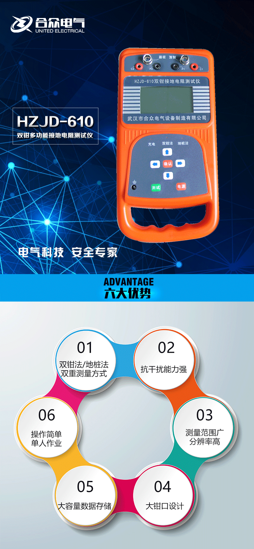 雙鉗多功能接地電阻測試儀 雙鉗多功能接地電阻測試儀