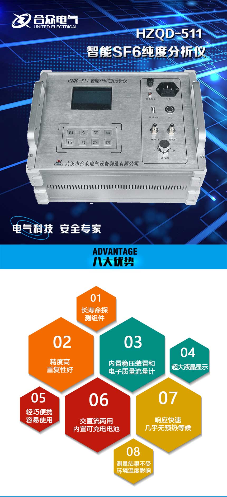 智能SF6純度分析儀 智能SF6純度分析儀